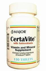 Major CERTA-Vite TABS ASCORBIC ACID-60 MG 130 Tablets 