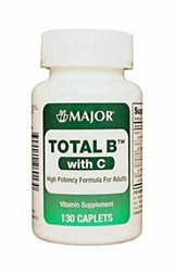 MAJOR TOTAL B W/C ASCORBIC ACID-300 MG Yellow 130 CAPLETS 