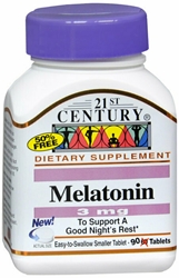 MELATONIN 3MG TABLET 90CT 