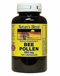 Natures Blend Bee Pollen, 100 Capsules 