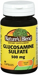 Natures Blend Glucosamine Sulfate 500mg, 60 Capsules 