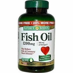 Natures Bounty Fish Oil 1200mg, 120 Softgels 