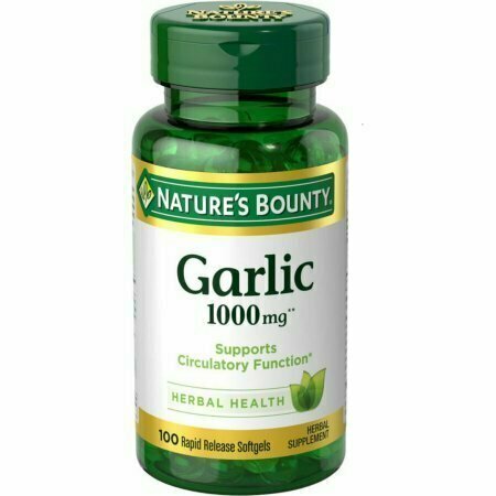 Natures Bounty Garlic 1000 Mg Softgels 100 each 