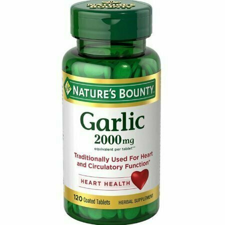 Natures Bounty Garlic 2000mg, Tablets 120 each 