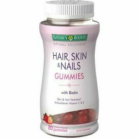 Natures Bounty Hair, Skin & Nails Gummies With Biotin - 80 CT 