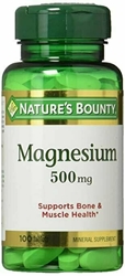 Natures Bounty Magnesium 500 mg Tablets 100 each 