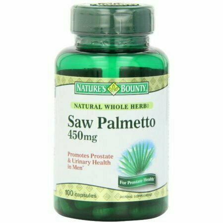 Natures Bounty Saw Palmetto 450 mg Capsules 100 each 