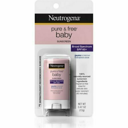 Neutrogena Pure & Free Baby Sunscreen Stick SPF 60+ 0.47 oz 