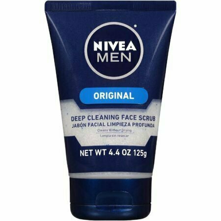 NIVEA FOR MEN Original, Deep Cleaning Face Scrub 4.4 oz 