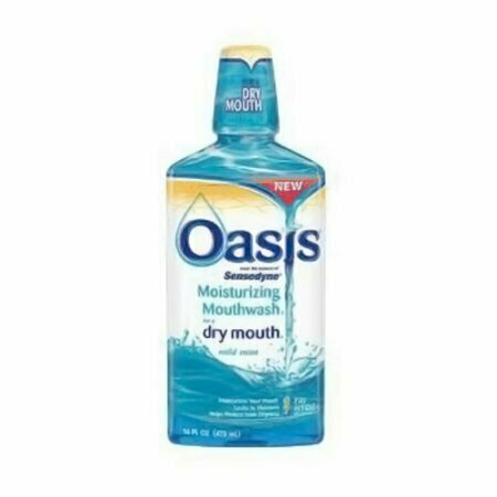 Oasis Mouth Wash For Dry Mouth From Sensodyne, Mild Mint - 16 Oz 