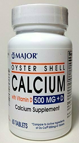 Oyster Shell CALCIUM with Vitamin D 500mg + D 