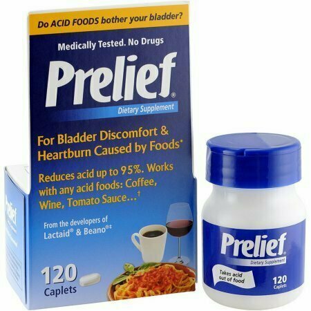 Prelief Acid Reducer Dietary Supplement 120 Caplets 