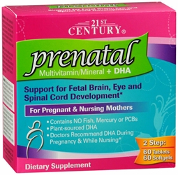 PRENATAL VITAMINS DHA+ MULTIVITAMINS 120 CAPS 