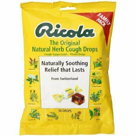 Ricola Natural Herb Cough Drops 50 Each 