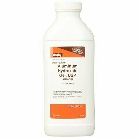 Rugby Aluminum Hydroxide Gel Aluminum Hydroxide-320 Mg/5ML 