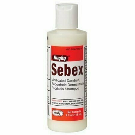 Rugby Sebex Liquid Medicated Dandruff Shampoo 4 oz 