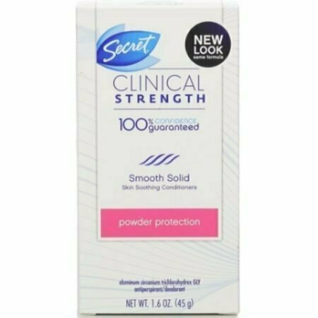 Secret Clinical Strength Anti-Perspirant Deodorant Advanced Solid, Powder Protection 1.60 oz 