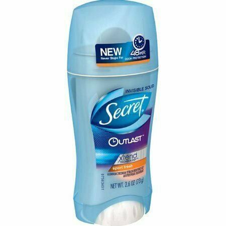 Secret Outlast Xtend Antiperspirant & Deodorant Invisible Solid, Sport Fresh 2.6 oz 