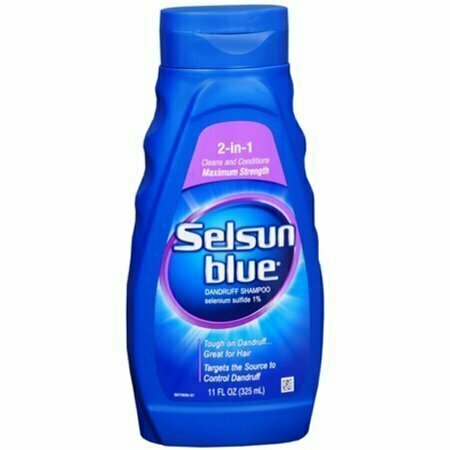 Selsun Blue 2-In-1 Maximum Strength Dandruff Shampoo 11 oz 