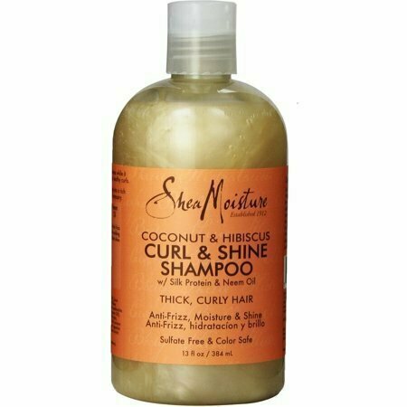 Shea Moisture Curl & Shine Shampoo, Coconut & Hibiscus 13 oz 