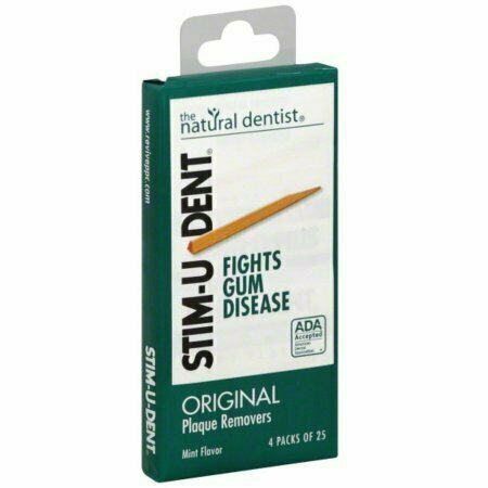 Stim-U-Dent Plaque Removers Mint 100 Each 