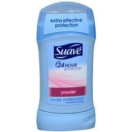 Suave 24 Hour Protection Anti-Perspirant Deodorant Invisible Solid Powder 1.40 oz 