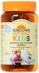 Sundown Naturals Kids Disney Frozen Complete Multivitamin, 60 Count 