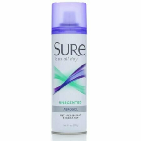 Sure Anti-Perspirant & Deodorant Aerosol, Unscented 6 oz 