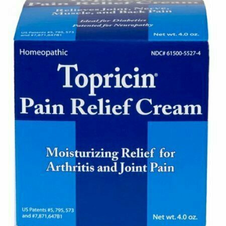 Topricin Pain Relief Cream Moisturizing Relief For Arthritis And Joint Pain, Cream 4 oz 