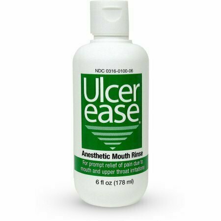 Ulcer Ease Medicated Mouth Rinse 6 oz 