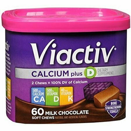 Viactiv Calcium Chocolate Chew Size 60ct 