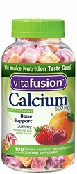 Vitafusion Calcium, Gummy Vitamins, 100 Count 