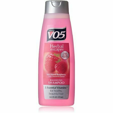 VO5 Herbal Escapes Balancing Shampoo, Sun Kissed Raspberry with Chamomile Extract 12.50 oz 