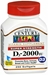 21ST CENTURY VITAMIN D-3 2000IU SOFTGEL 250CT - 40985027416