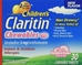 Claritin children's chewable tablets, bubble gum, 30 Count - 41100811141